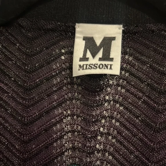Missoni chevron stripe cardigan sweater